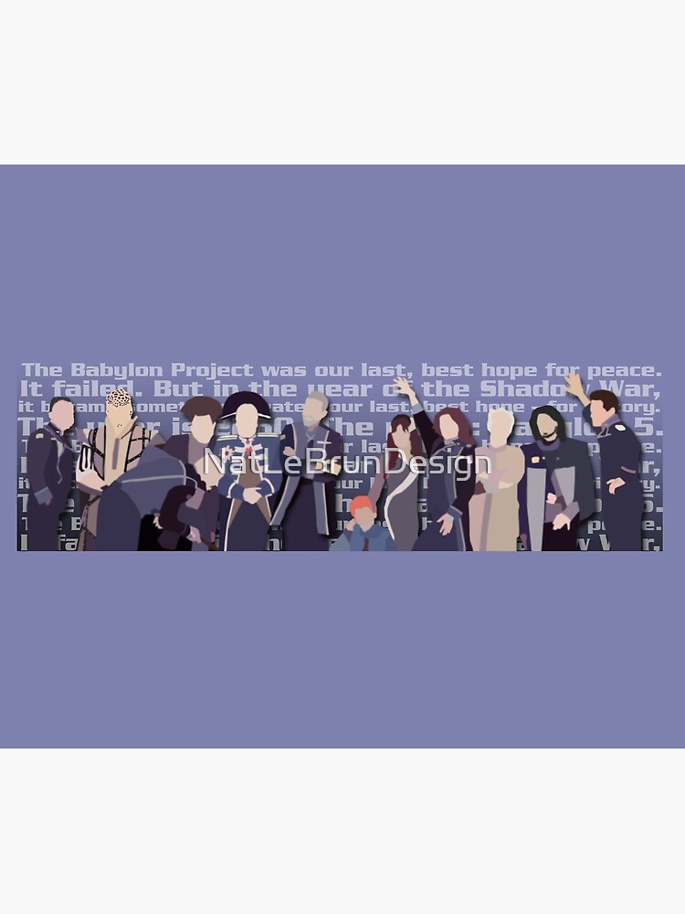 The Babylon Project - Cast Portrait by NatLeBrunDesign