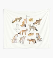 Foxes Wall Tapestry