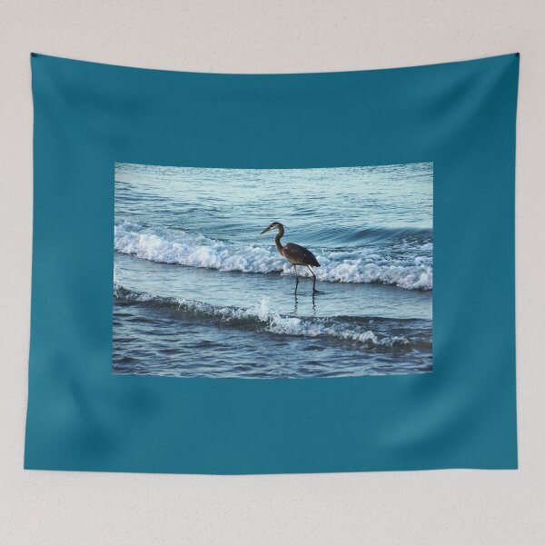 Item preview, Early Morning Heron Beach Walk designed and sold by Debbie Oppermann.