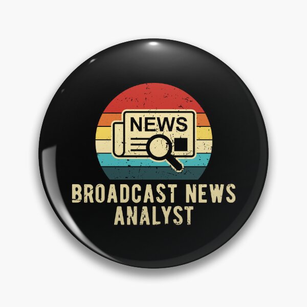 Item preview, Retro Broadcast News Analyst Vintage designed and sold by NestaReign.