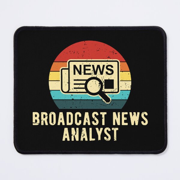 Item preview, Retro Broadcast News Analyst Vintage designed and sold by NestaReign.