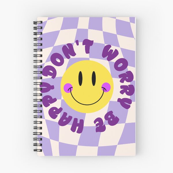 Item preview, Purple Spiral Puffinka Notebooks Be Happy #03 designed and sold by puffinka.