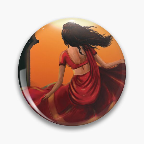 Item preview, saree girl digital art designed and sold by jishnusnair.