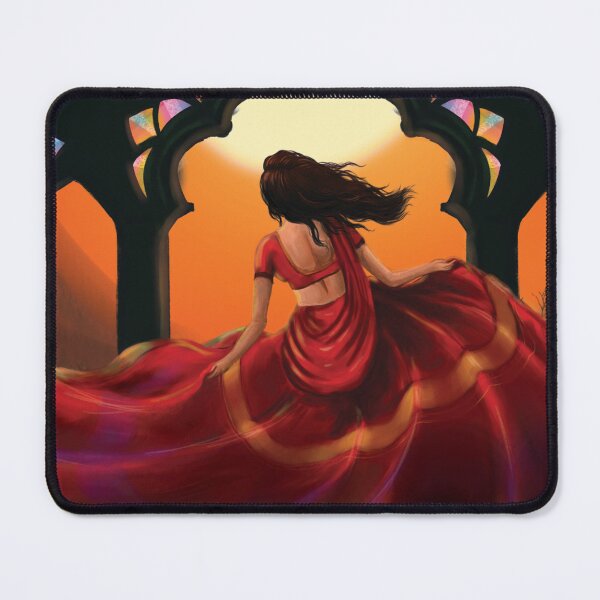 Item preview, saree girl digital art designed and sold by jishnusnair.