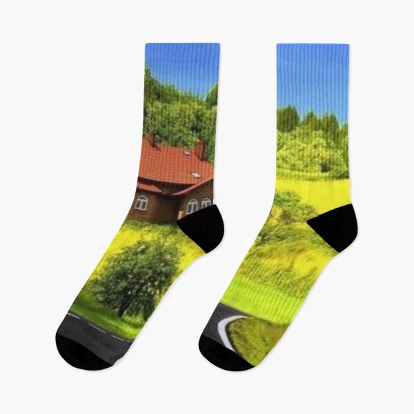 Item preview, House On The Hill Painting designed and sold by NengShop.