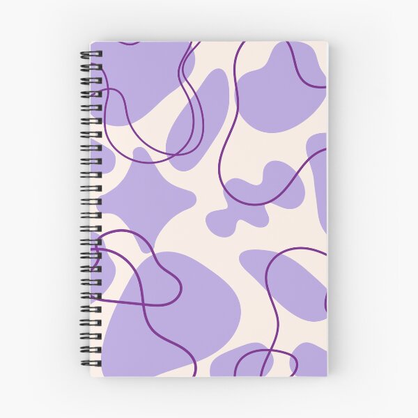 Item preview, Purple Spiral Puffinka Notebooks Line #05 designed and sold by puffinka.
