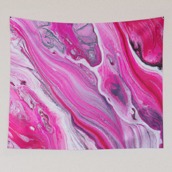 Item preview, Pink Magenta Acrylic Pouring designed and sold by maniacfitness.