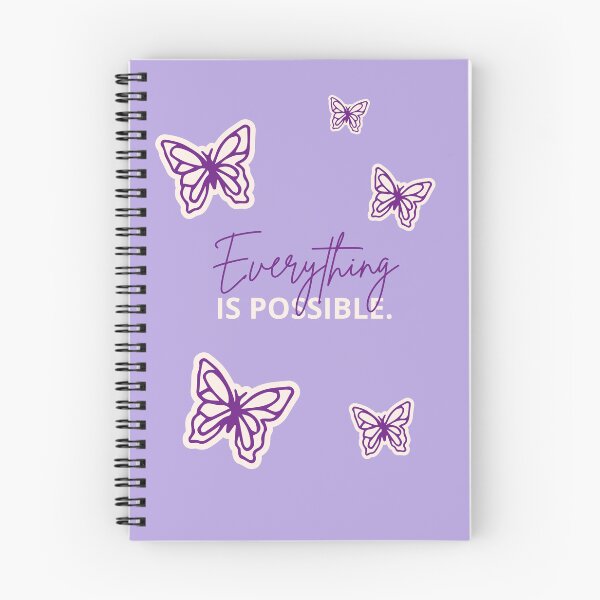 Item preview, Purple Spiral Puffinka Notebooks Butterfly #05 designed and sold by puffinka.