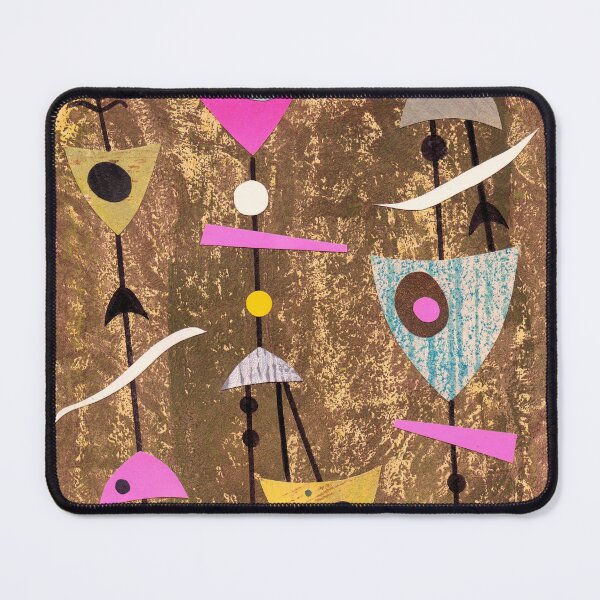 Artikelvorschau, Funky abstract mid century style pink colourful entworfen und verkauft von bearoberts.