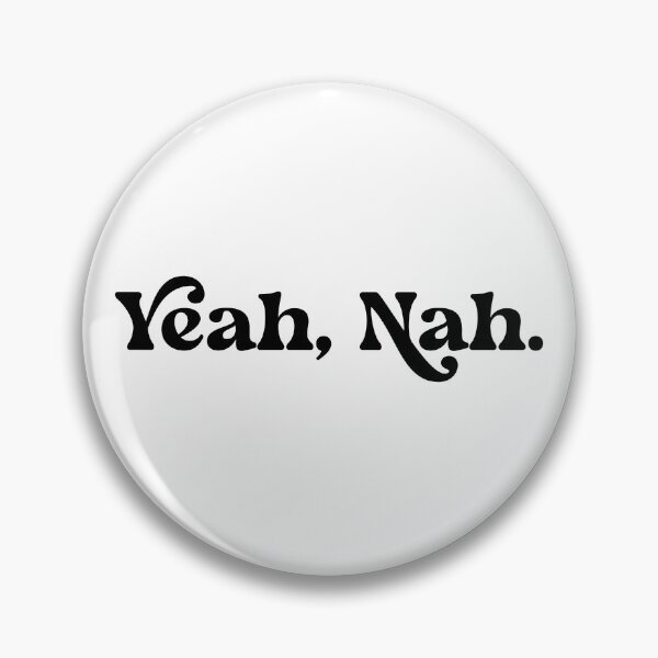 Item preview, Yeah, Nah in Retro Font designed and sold by BearAndCat.