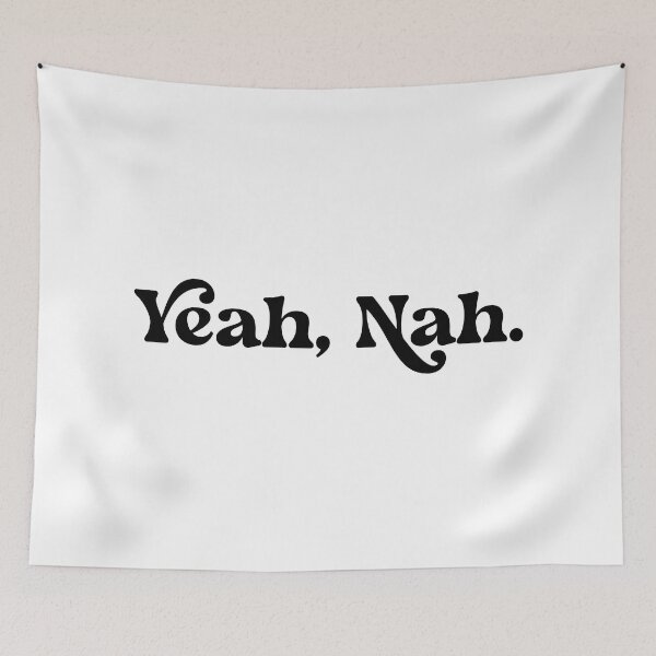 Item preview, Yeah, Nah in Retro Font designed and sold by BearAndCat.