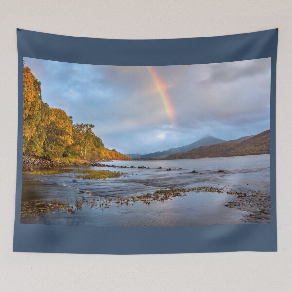 Item preview, Loch Rannoch Rainbow over Schiehallion Scotland. designed and sold by PhotosEcosse.