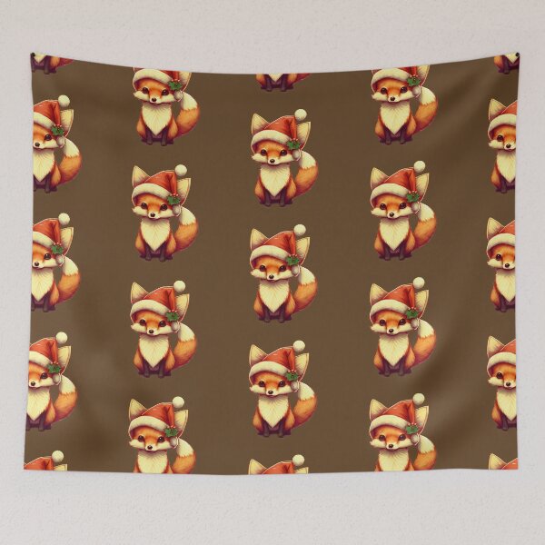 Item preview, Kawaii Christmas Fox designed and sold by Bratak.