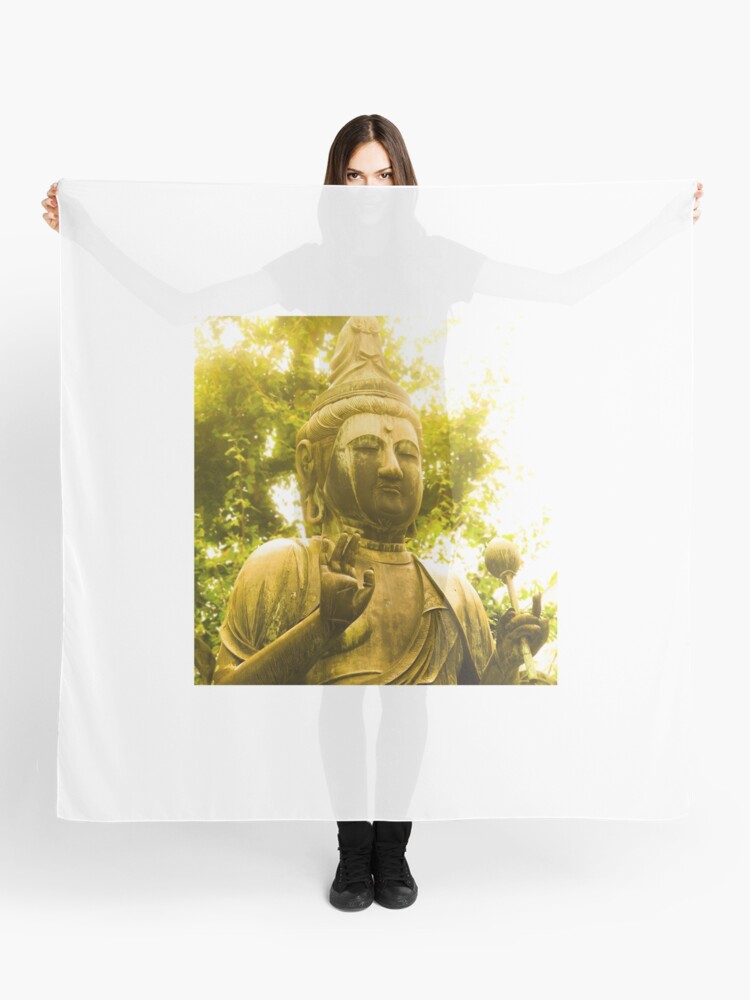 Golden Buddha Scarf By Gkorein13 Redbubble