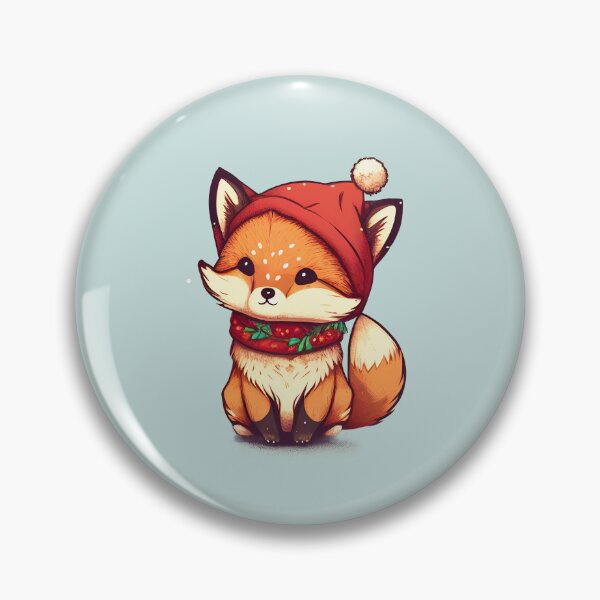 Item preview, Kawaii Christmas Fox designed and sold by Bratak.