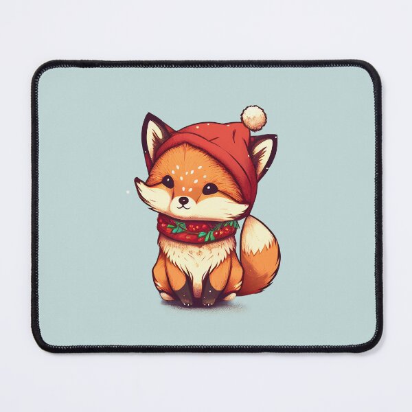 Item preview, Kawaii Christmas Fox designed and sold by Bratak.