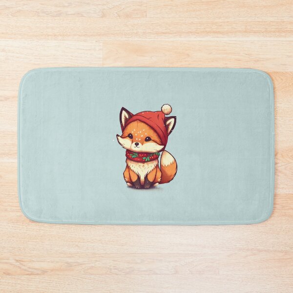 Item preview, Kawaii Christmas Fox designed and sold by Bratak.