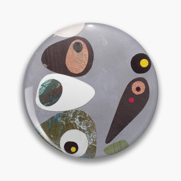 Item preview, Simple shapes grey abstract retro designed and sold by bearoberts.