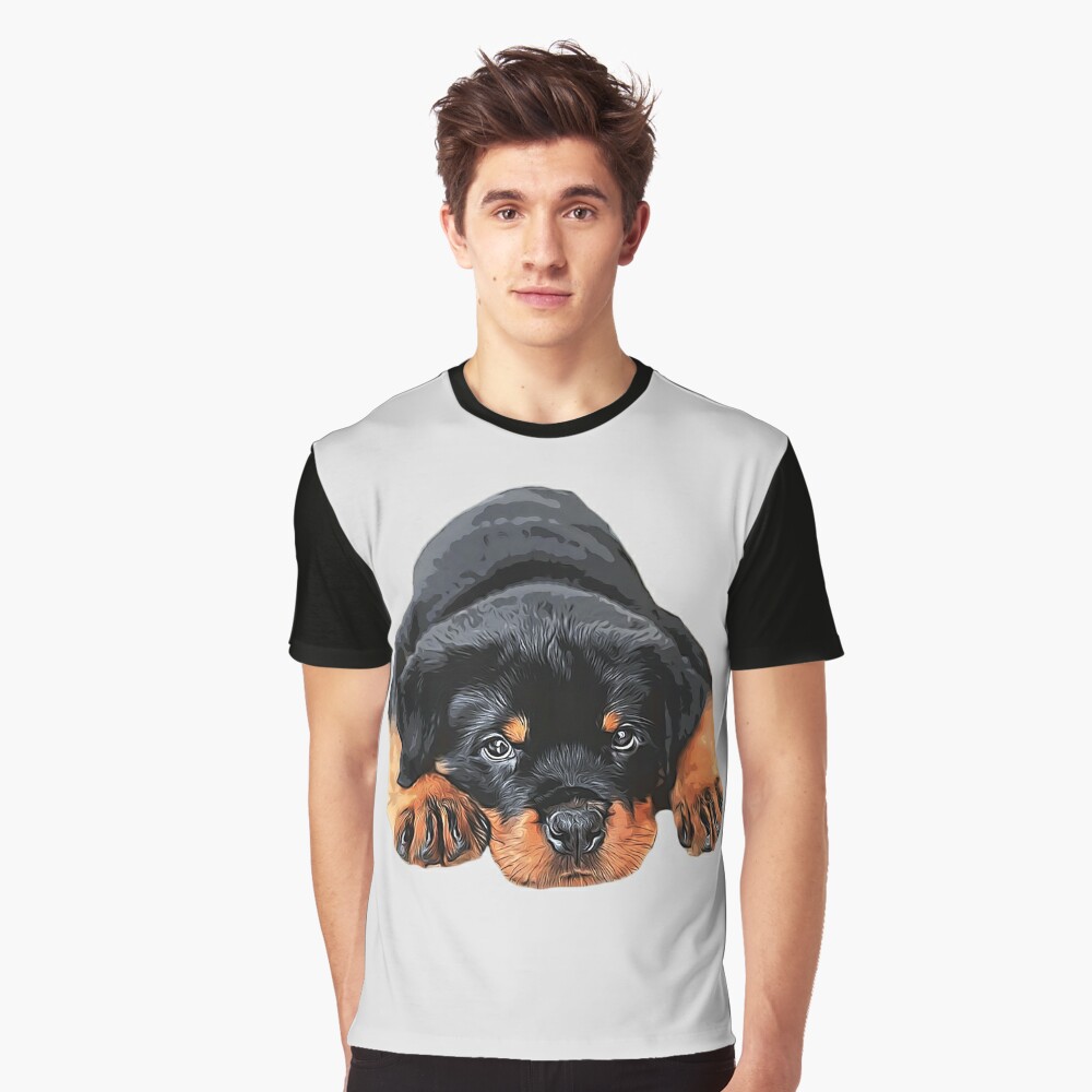 Dark Grunge T-Shirt Rottweiler Teeth - Aesthetic Shop