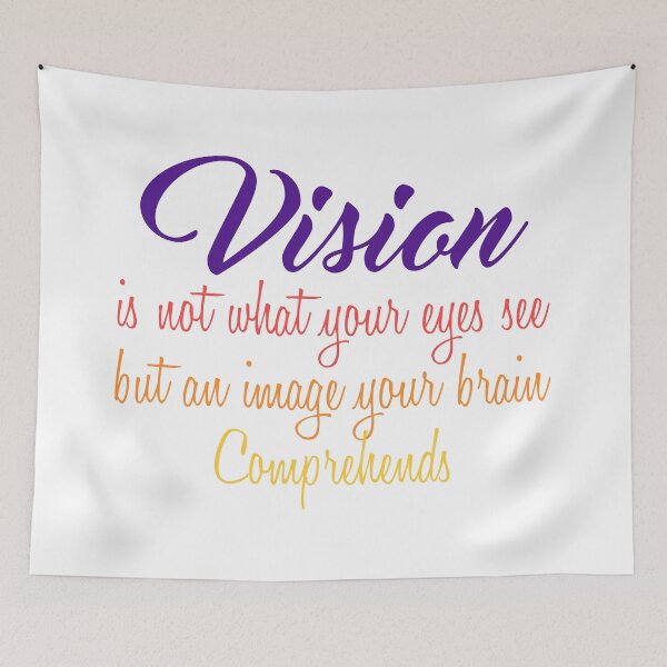 Item preview, Vision is not what your eyes see but an image your brain comprehends designed and sold by Amazigh-i7orran.
