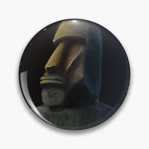 Item preview, Easter Island Moai digital painting designed and sold by jishnusnair.