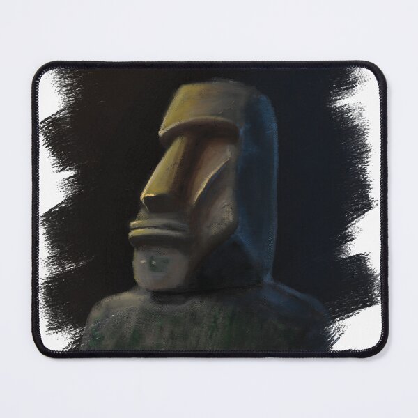 Item preview, Easter Island Moai digital painting designed and sold by jishnusnair.