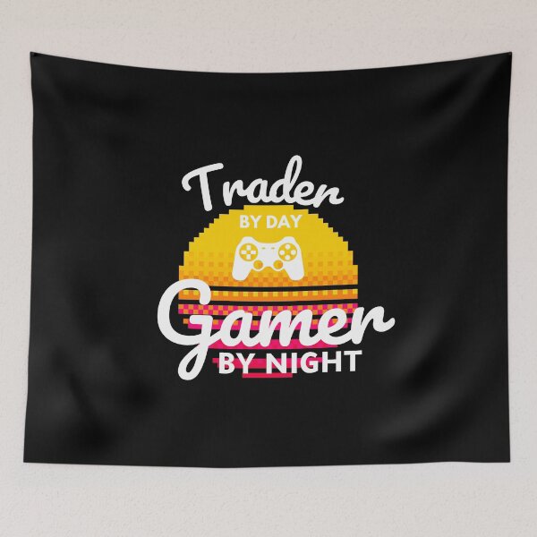 Item preview, Trader by day Gamer by night designed and sold by 5thseason-shop.