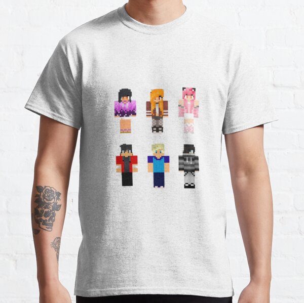 Minecraft t outlet shirt skin