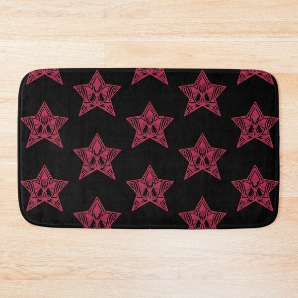 Item preview, Star Mandala Lotus Flower Color of The Year 2023 Viva Magenta designed and sold by ittybittyowl.