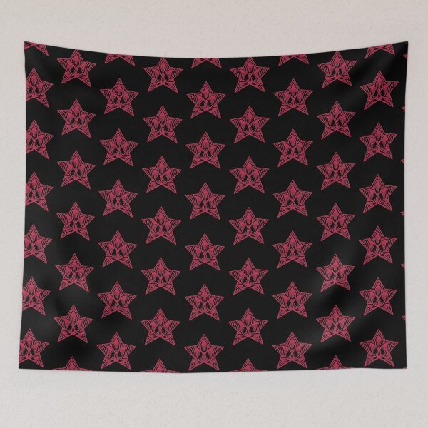 Item preview, Star Mandala Lotus Flower Color of The Year 2023 Viva Magenta designed and sold by ittybittyowl.