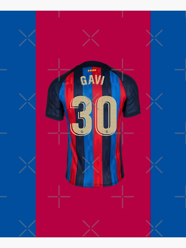 "Gavi barcelona football jersey number 30" Sticker for Sale by Niramon