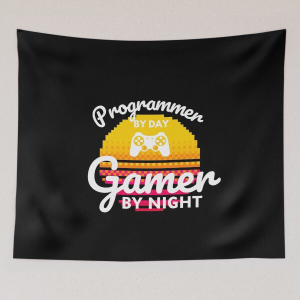 Item preview, Programmer by day Gamer by night designed and sold by 5thseason-shop.