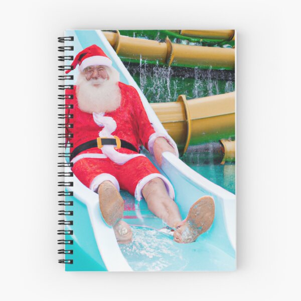 Item preview, Santa Claus on a water slide designed and sold by Andy1503.