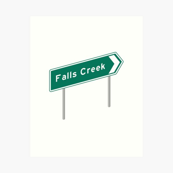 Item preview, Falls Creek designed and sold by WordsMaps.