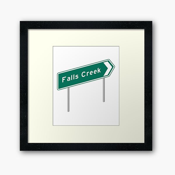 Item preview, Falls Creek designed and sold by WordsMaps.