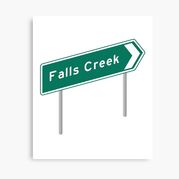 Item preview, Falls Creek designed and sold by WordsMaps.