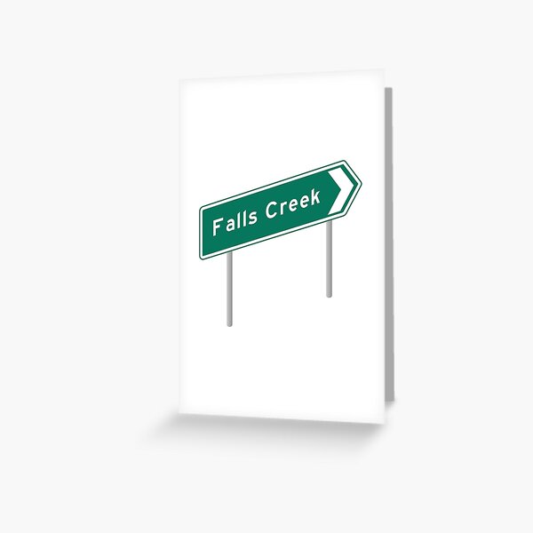Item preview, Falls Creek designed and sold by WordsMaps.