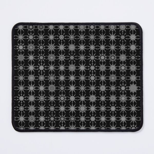 Item preview, Generative Snowflakes 20221202 002 white on black designed and sold by Rupert Russell.