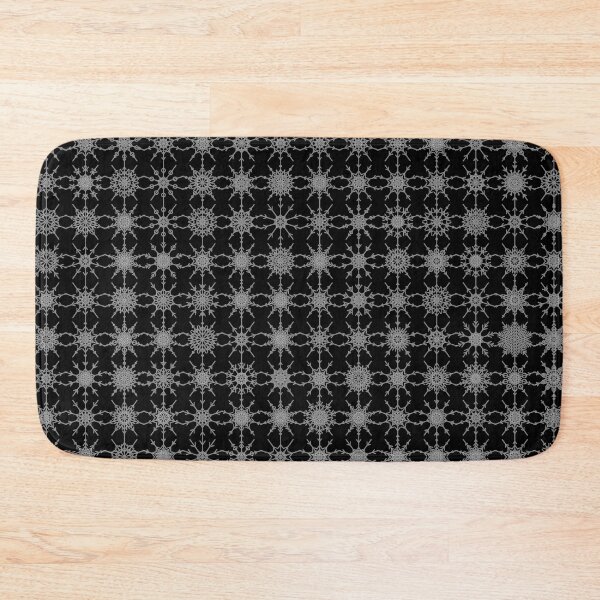 Item preview, Generative Snowflakes 20221202 002 white on black designed and sold by Rupert Russell.