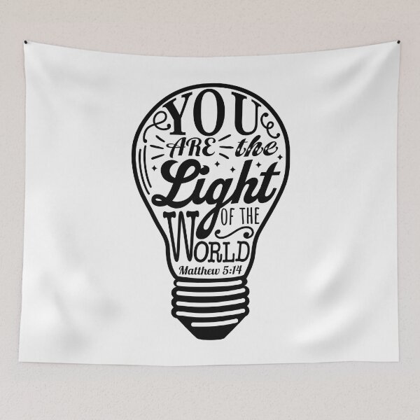 Item preview, You Are The Light Of The World - Matthew 5:14 designed and sold by plushism.
