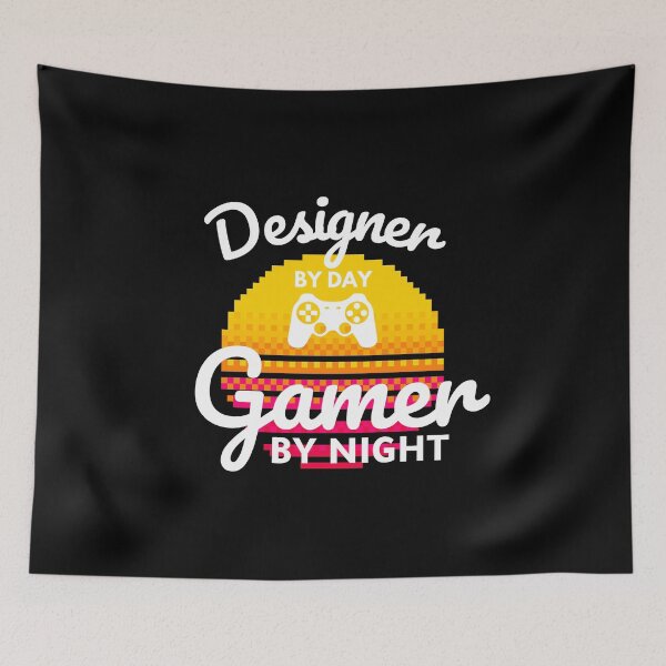 Item preview, Designer by day Gamer by night designed and sold by 5thseason-shop.