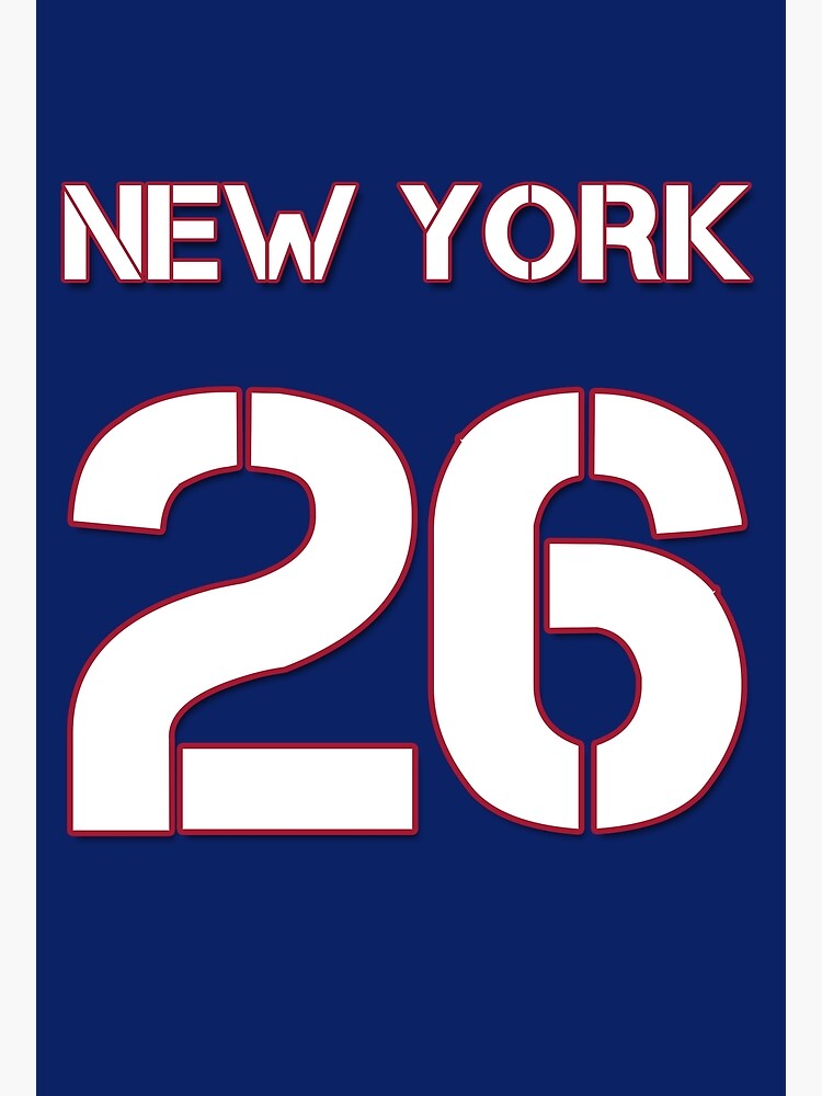 "NFL New York Number" Poster for Sale by DefiantDesign Redbubble