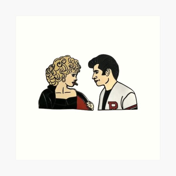 Frenchy Danny & Sandy From Grease Movie 5x7 Art -  Ireland