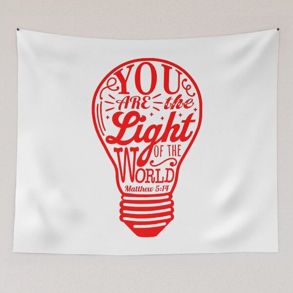 Item preview, You Are The Light Of The World - Matthew 5:14 designed and sold by plushism.