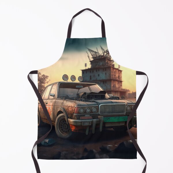 Item preview, An old car in the post-apocalypse designed and sold by GalinaNe.