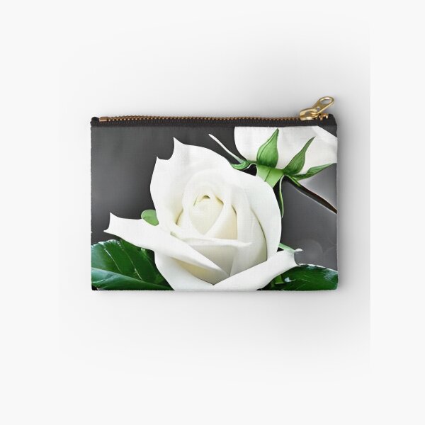 Item preview, Beautiful white rose flower artwork designed and sold by The Love Quill.