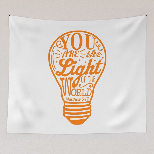 Item preview, You Are The Light Of The World - Matthew 5:14 designed and sold by plushism.