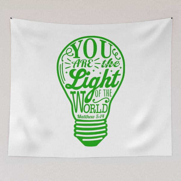 Item preview, You Are The Light Of The World - Matthew 5:14 designed and sold by plushism.