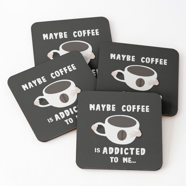 Item preview, Maybe Coffee Is Addicted to Me designed and sold by MONLart.