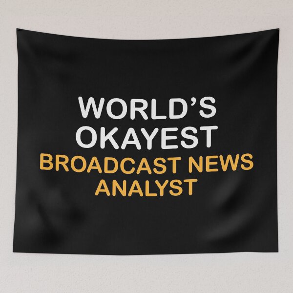 Item preview, Witty Broadcast News Analyst designed and sold by NestaReign.